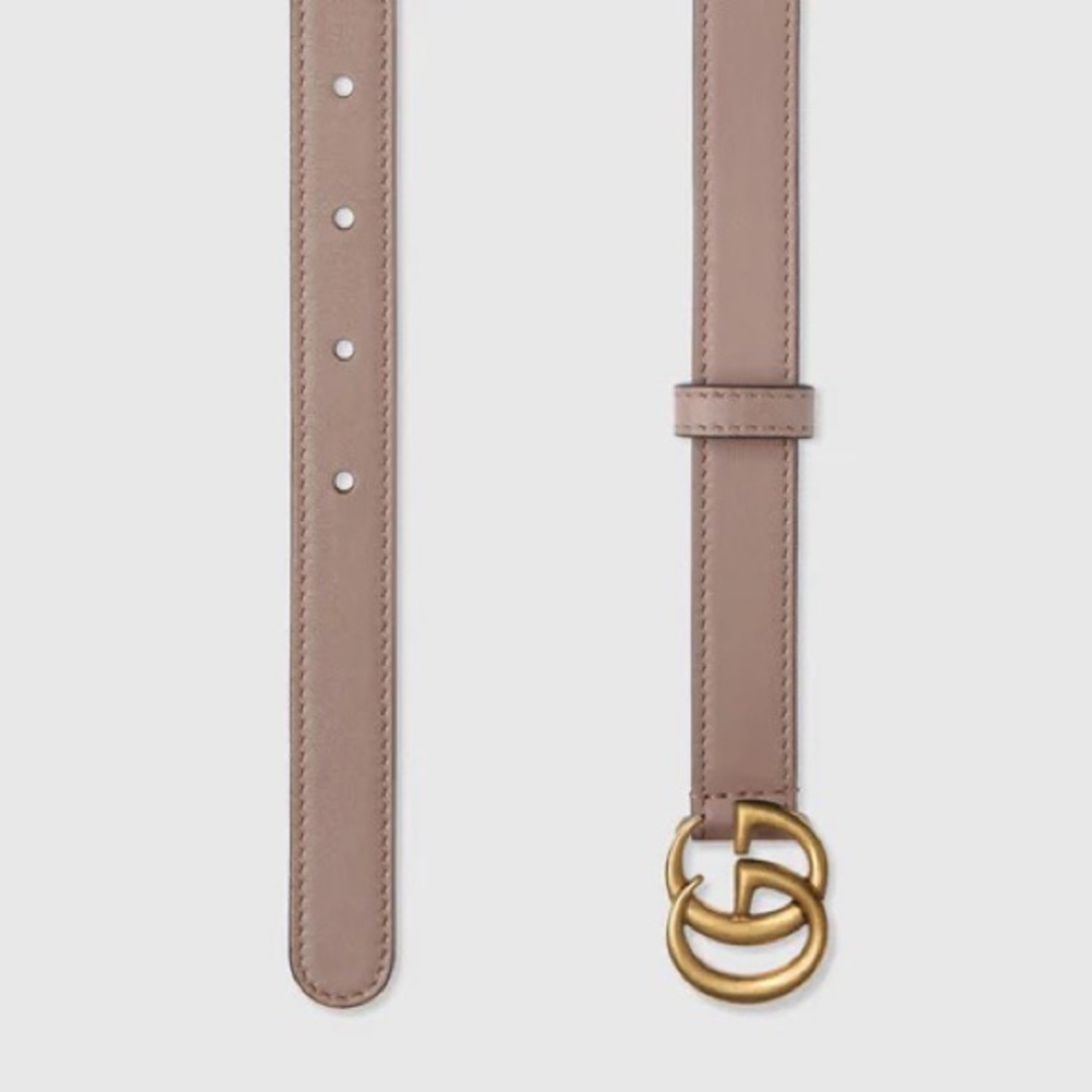 Gucci Leather belt with Double G buckle - Picture 2 of 11